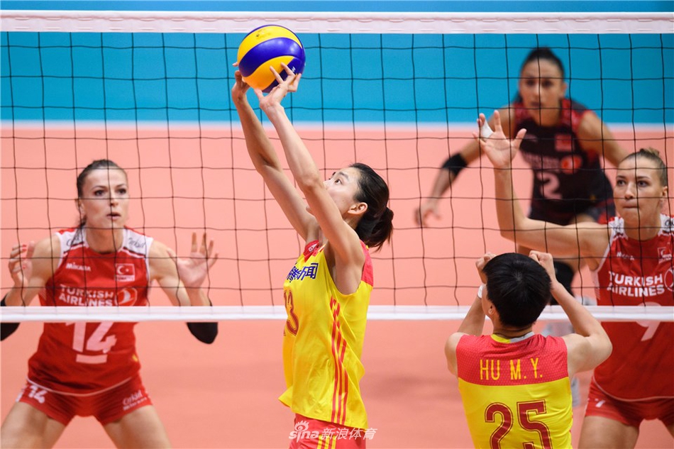 瑞士赛中国女排1-3土耳其