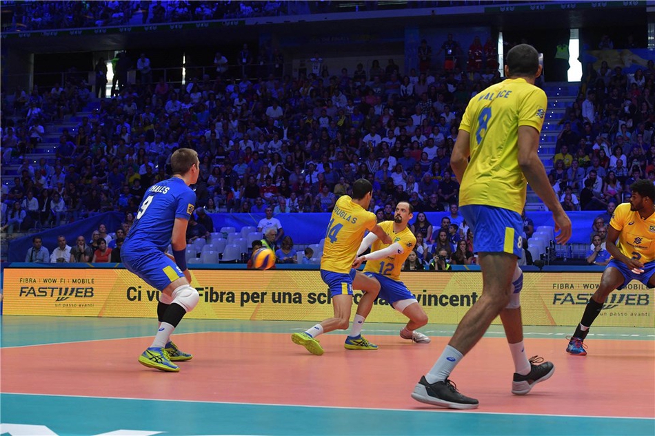 男排世锦赛巴西3-2俄罗斯