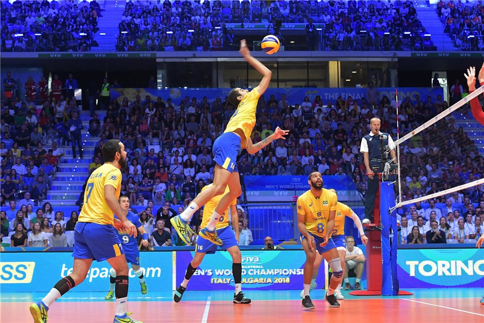 男排世锦赛巴西3-2俄罗斯