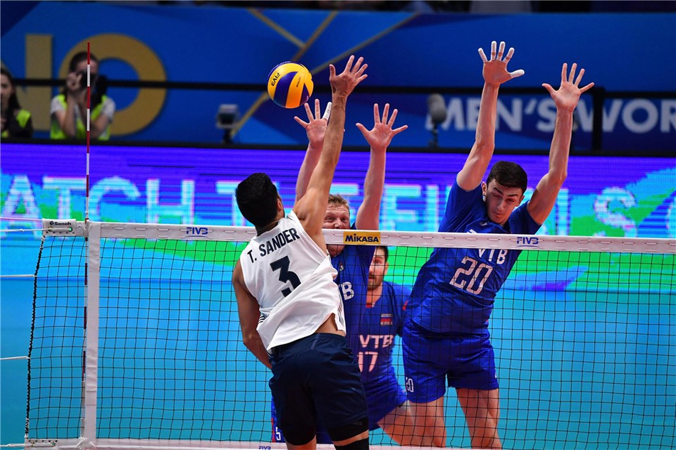 男排世锦赛美国3-0俄罗斯