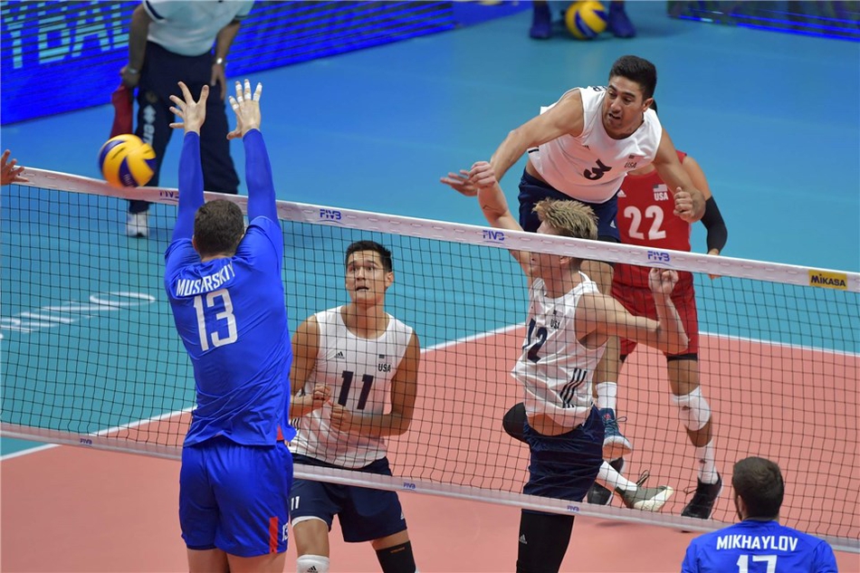 男排世锦赛美国3-0俄罗斯