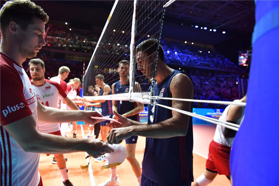 男排世锦赛波兰3-2美国进决赛