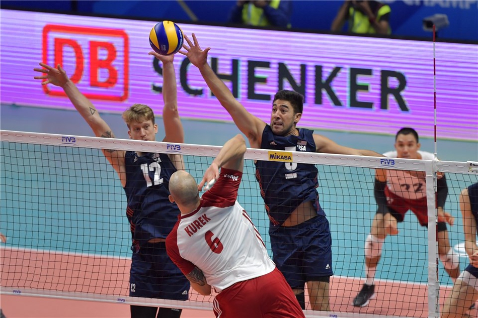 男排世锦赛波兰3-2美国进决赛