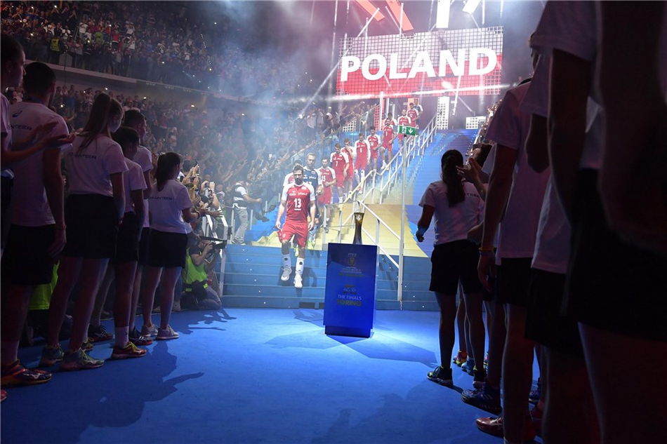 男排世锦赛波兰3-0巴西夺冠