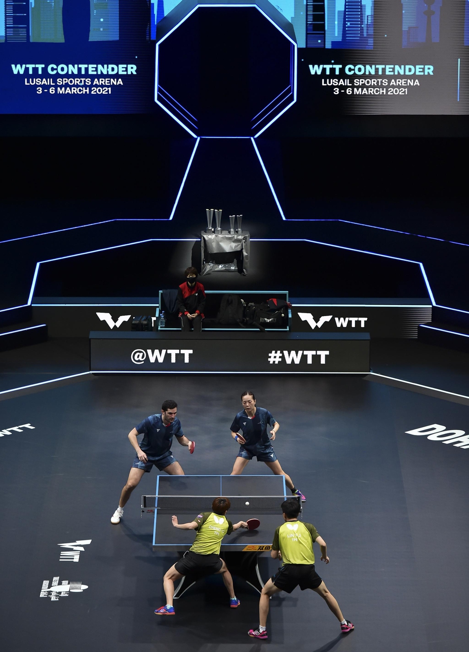 多哈WTT挑战赛：林昀儒/郑怡静夺冠