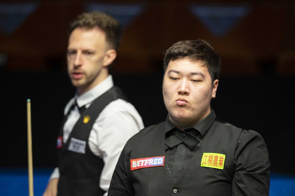 世锦赛颜丙涛5-3领先特鲁姆普