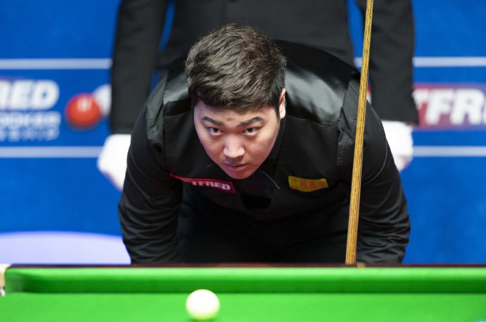 世锦赛颜丙涛5-3领先特鲁姆普