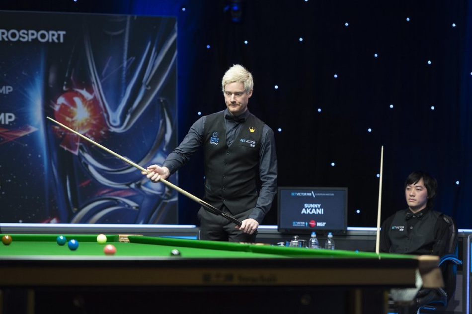 欧洲大师赛罗伯逊5-3宋沙瓦