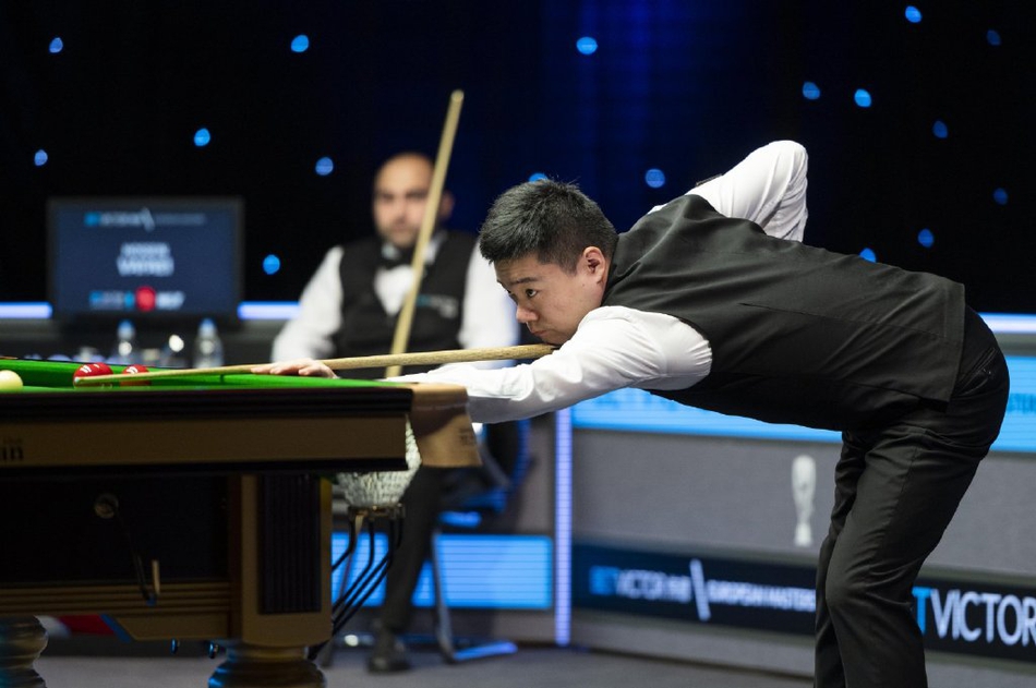 欧洲大师赛丁俊晖5-3瓦菲