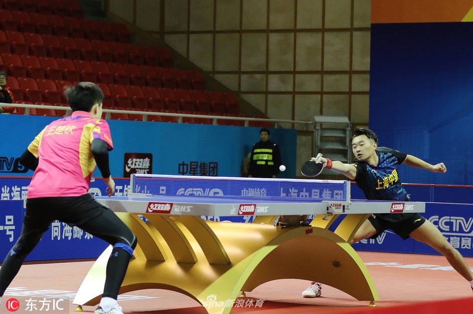 乒超许昕建功上海3-0河北
