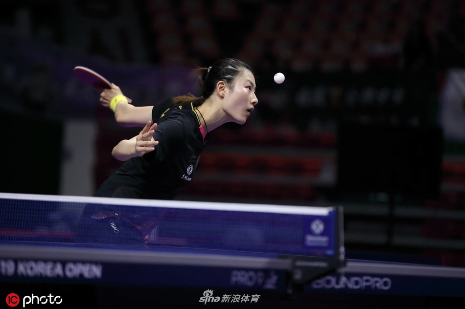 韩乒赛丁宁4-1冯天薇