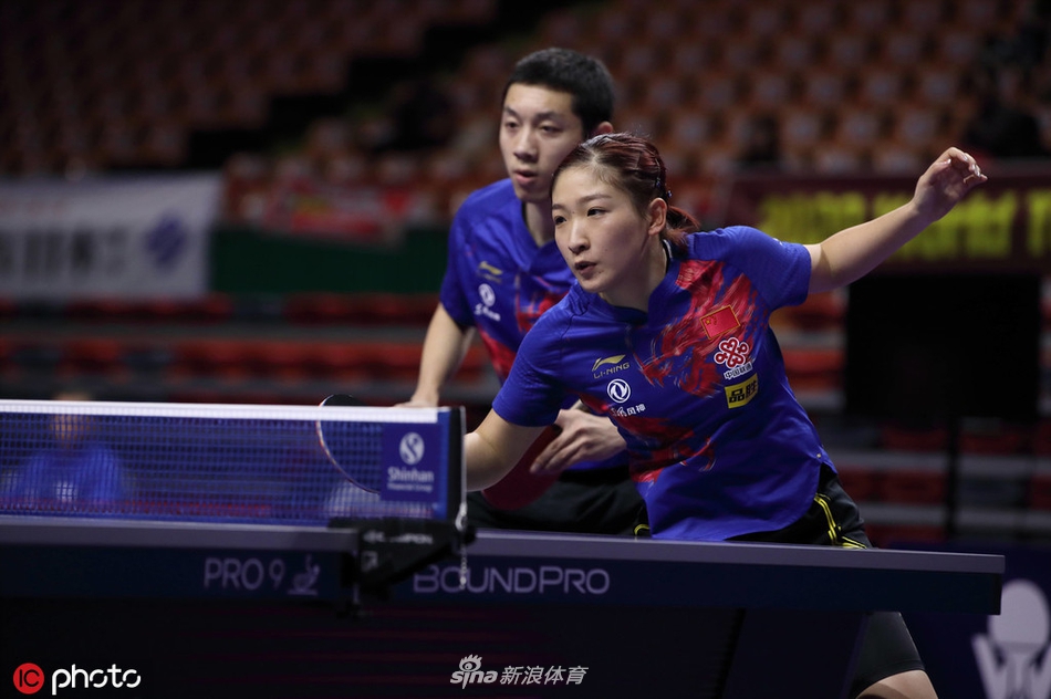 韩乒赛许昕/刘诗雯进四强