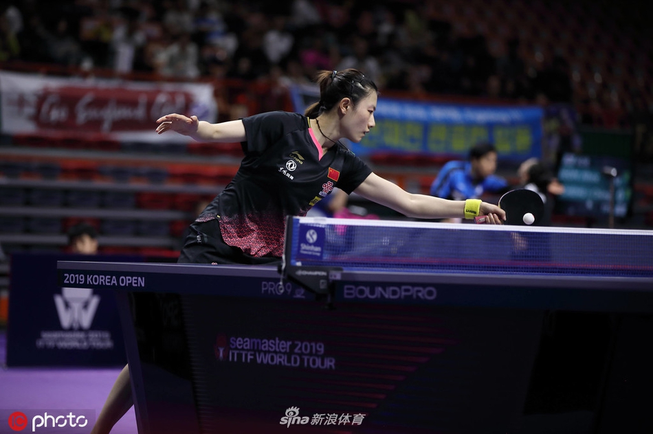 韩乒赛丁宁4-1冯天薇