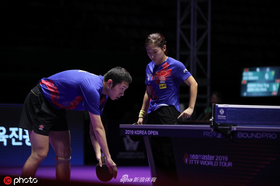 许昕/刘诗雯1-3黄镇廷/杜凯l