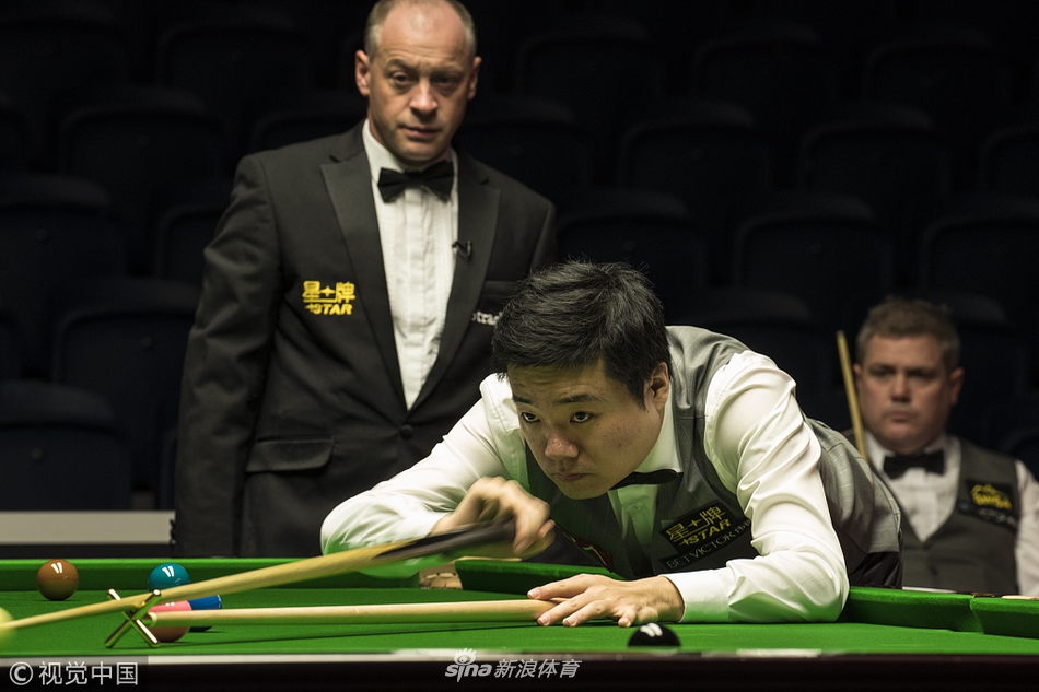 苏格兰赛第二轮丁俊晖4-1米尔金斯
