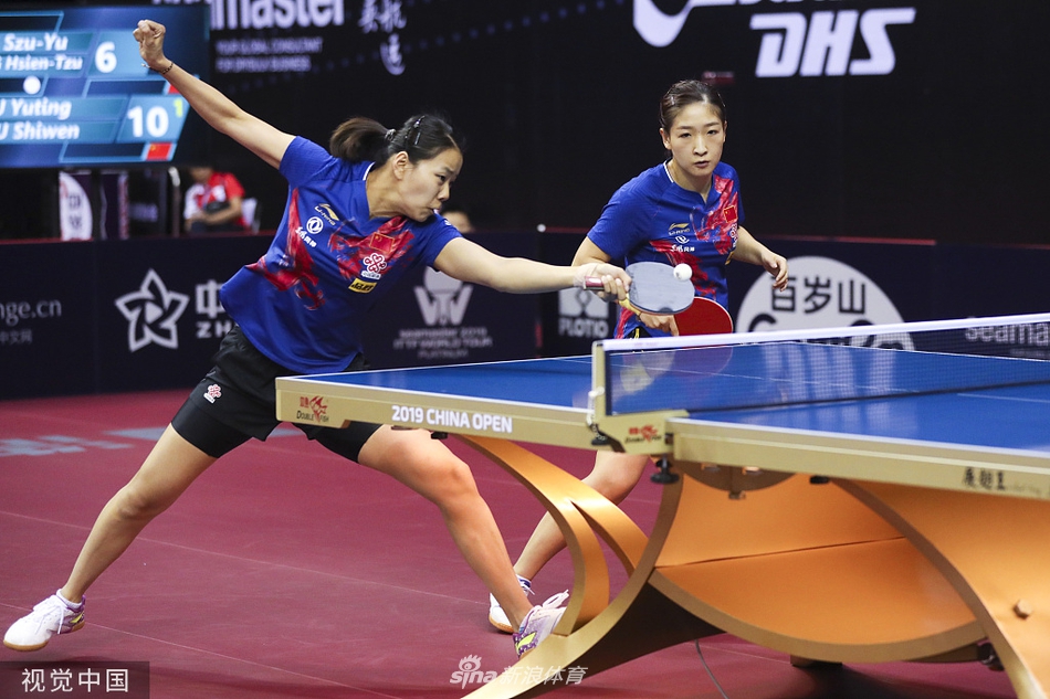 中乒赛刘诗雯/顾玉婷3-0