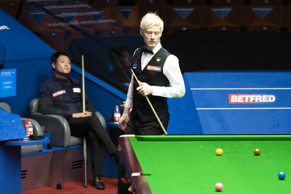 世锦赛梁文博5-10罗伯逊