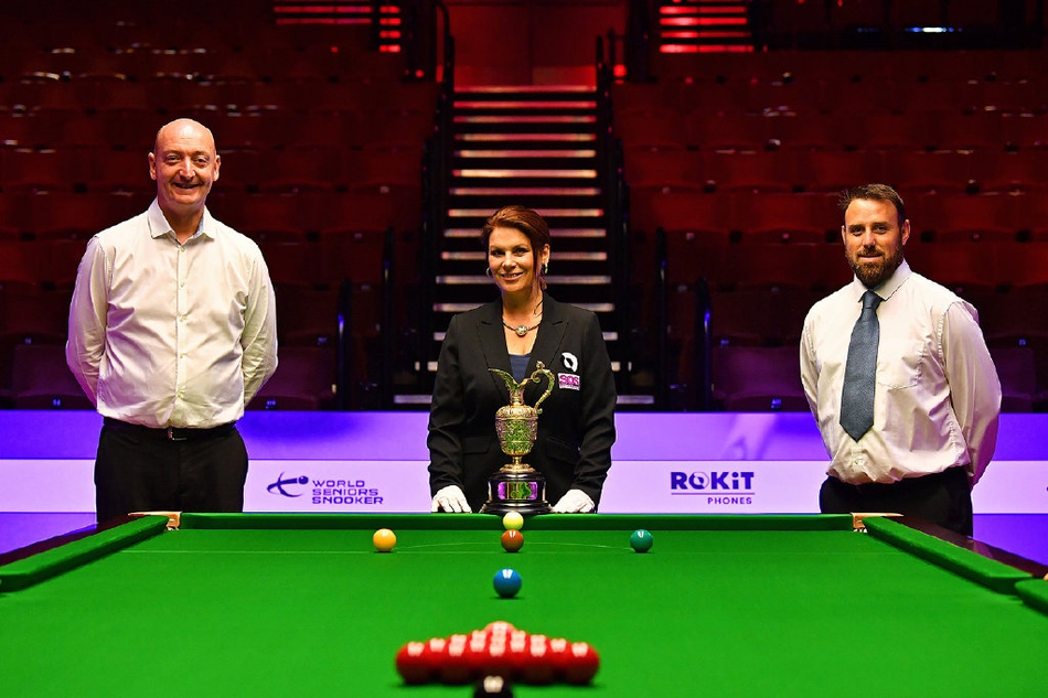 斯诺克元老世锦赛首日精彩瞬间