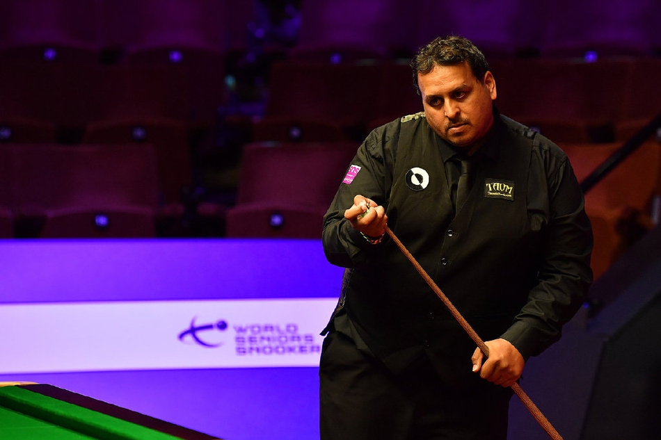 斯诺克元老世锦赛首日精彩瞬间