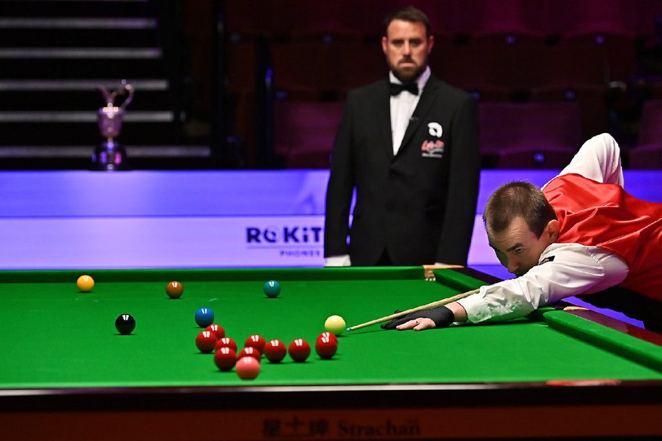 斯诺克元老世锦赛首日精彩瞬间