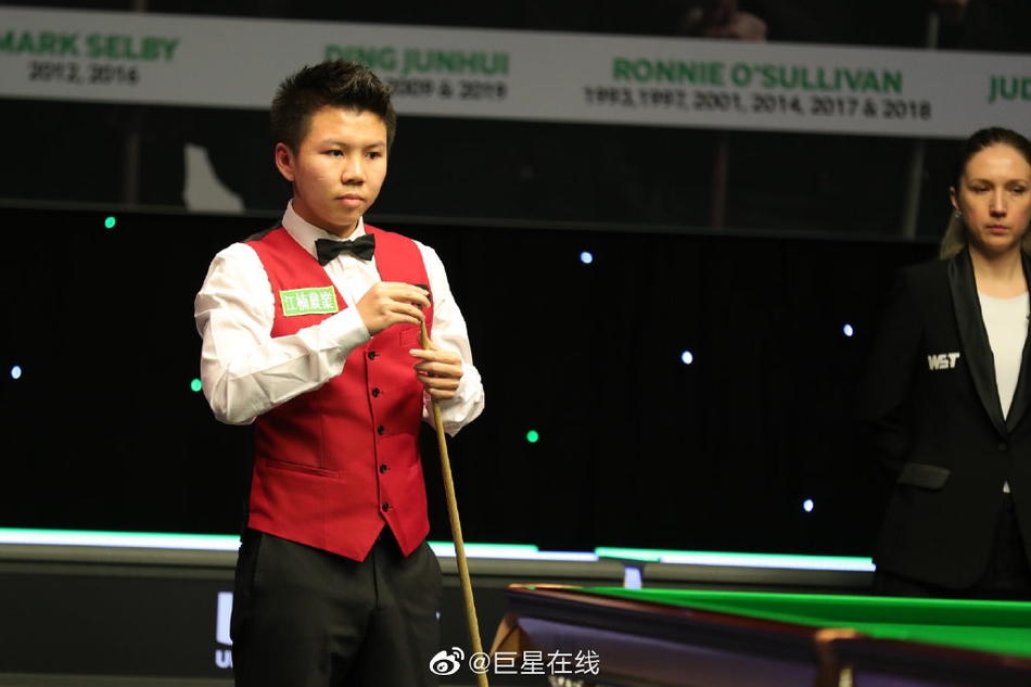 英锦赛周跃龙6-2希金斯进8强