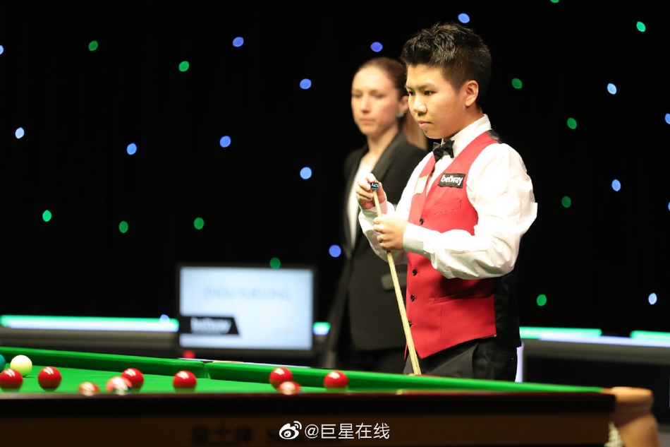 英锦赛周跃龙6-2希金斯进8强