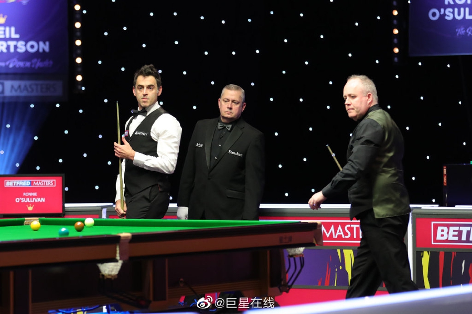 大师赛希金斯6-3奥沙利文进4强