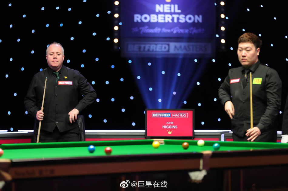 大师赛颜丙涛10-8希金斯夺冠