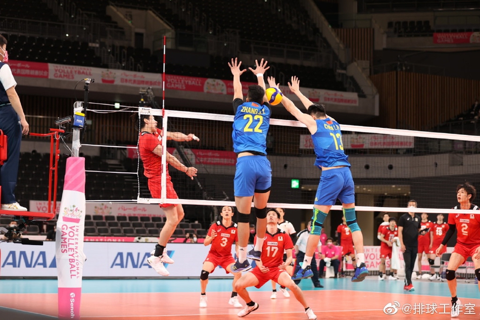 奥运测试赛中国男排2-3日本