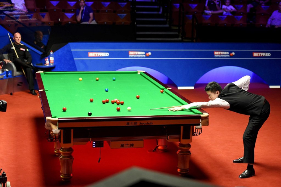 世锦赛丁俊晖5-4领先马克-金