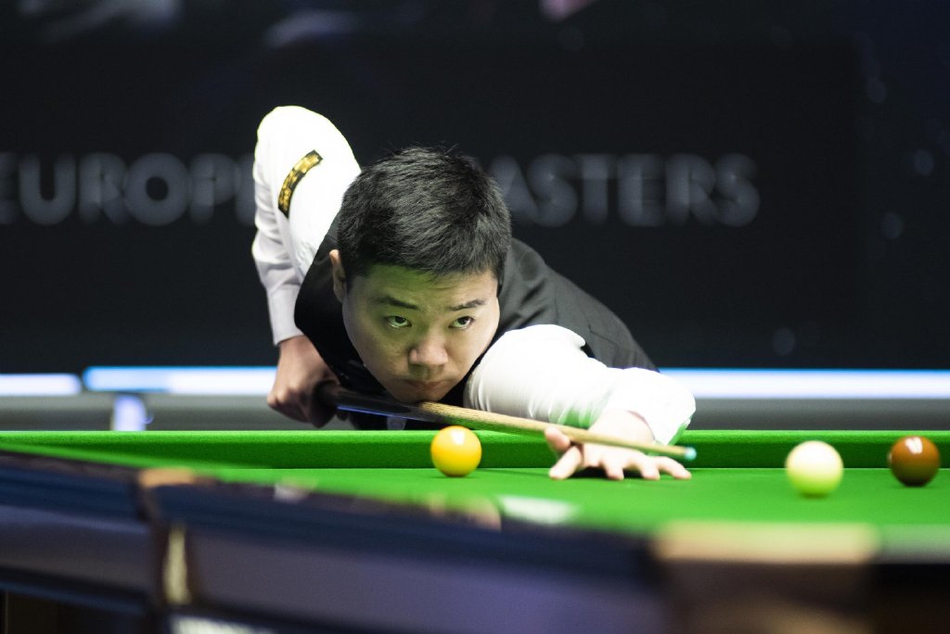 欧洲大师赛丁俊晖5-3瓦菲