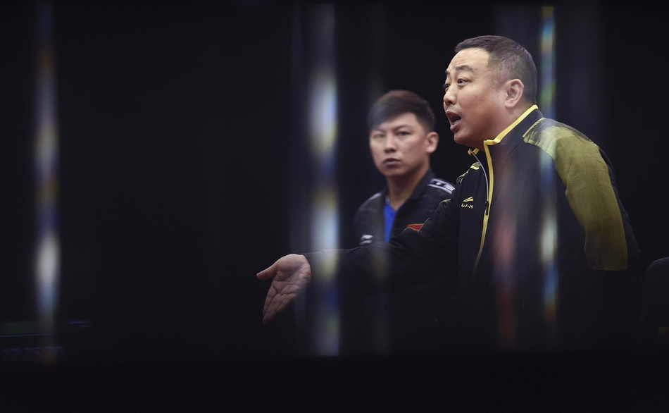 国乒布达佩斯首训刘国梁上场