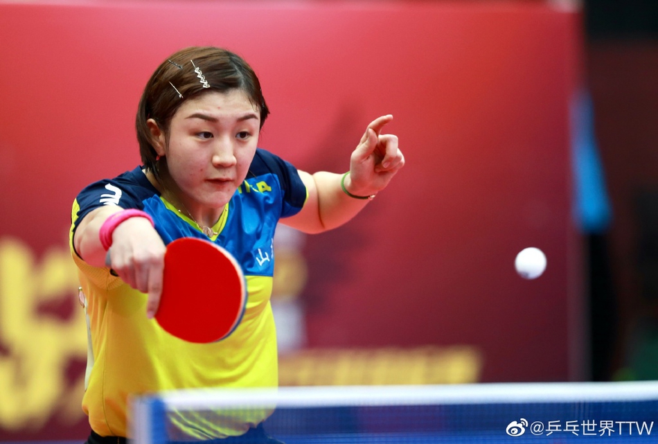 乒乓球全锦赛男女单打1/8决赛