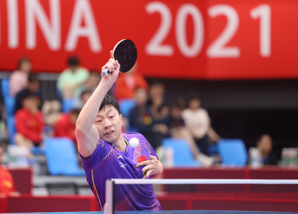 国乒热身赛男子一团夺冠