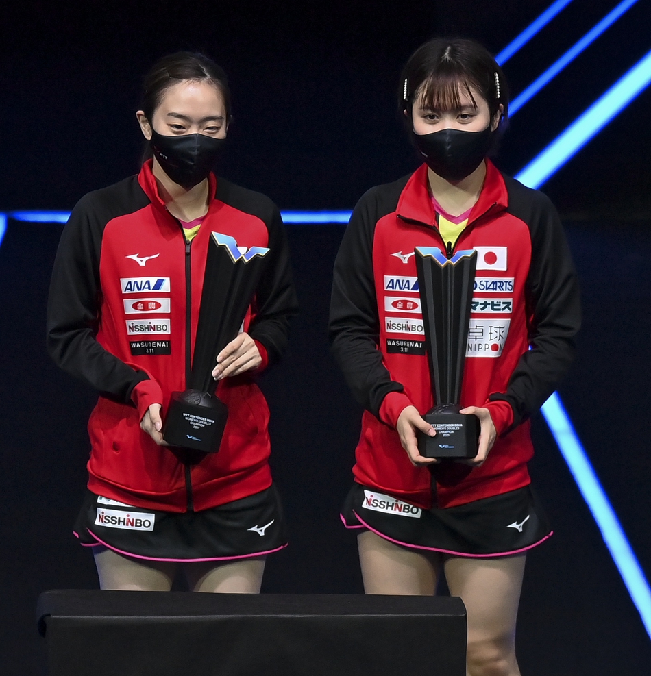 多哈WTT挑战赛石川佳纯/平野美宇夺冠