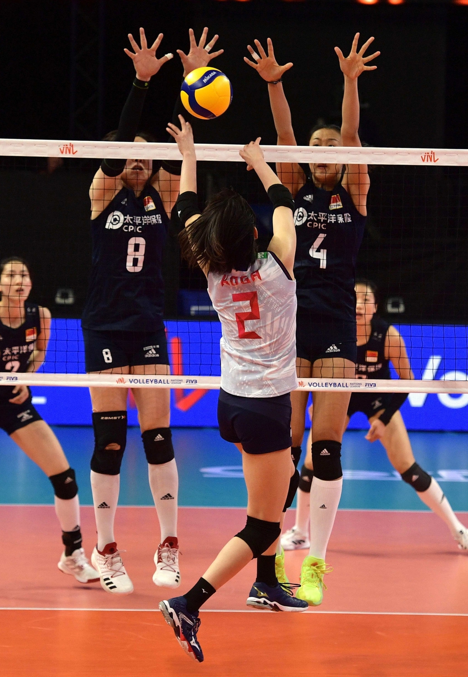 世界女排联赛中国0-3日本