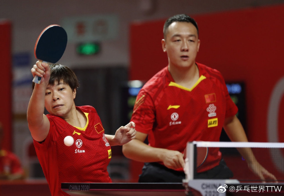 国乒奥运模拟赛首日混双