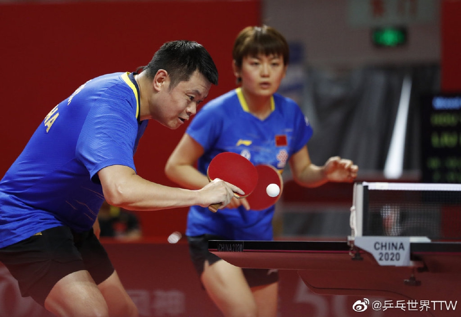 国乒奥运模拟赛首日混双