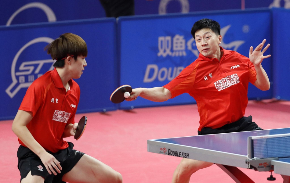 全运会资格赛马龙/王楚钦晋级