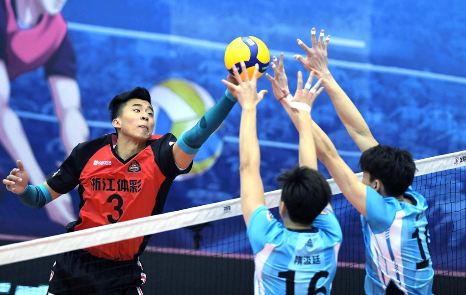男排超级联赛浙江胜辽宁