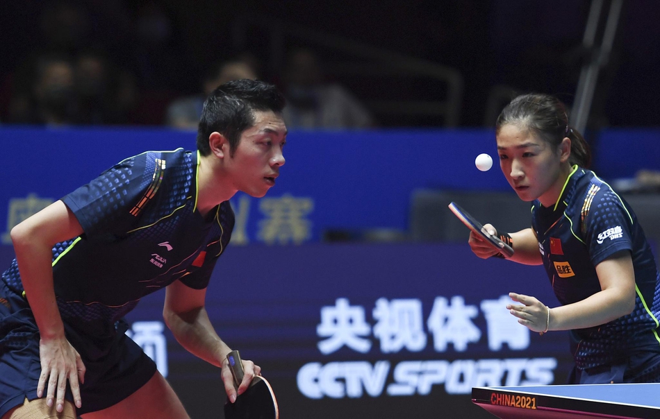 直通赛王楚钦/孙颖莎混双夺冠