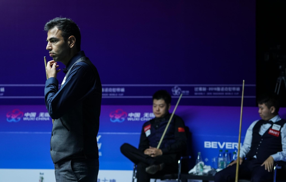 斯诺克世界杯中国B队胜印度队