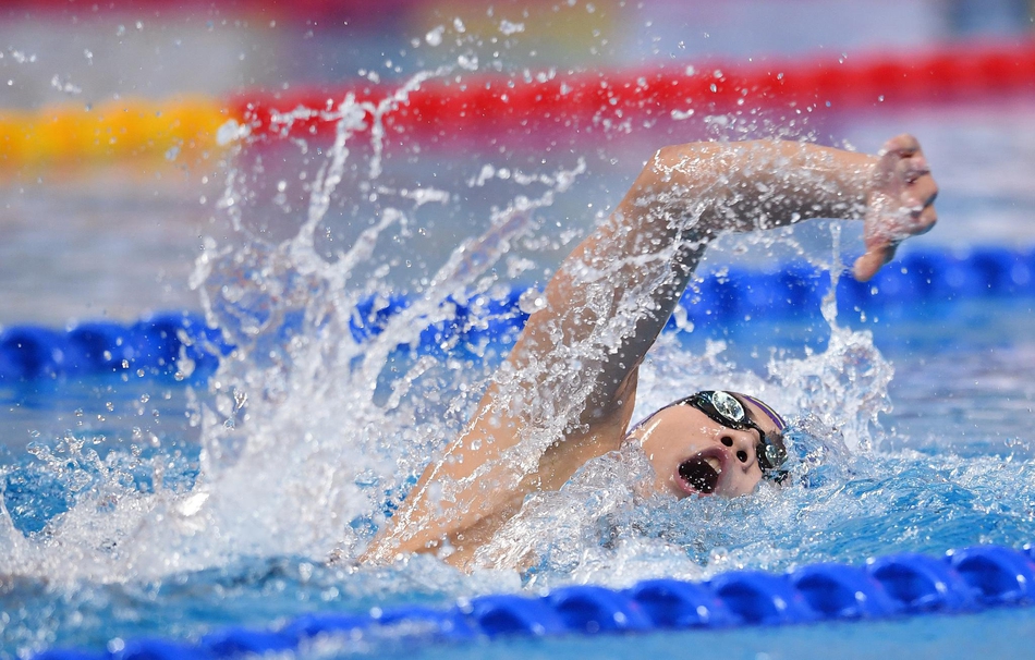 男子800米自由泳季新杰夺冠