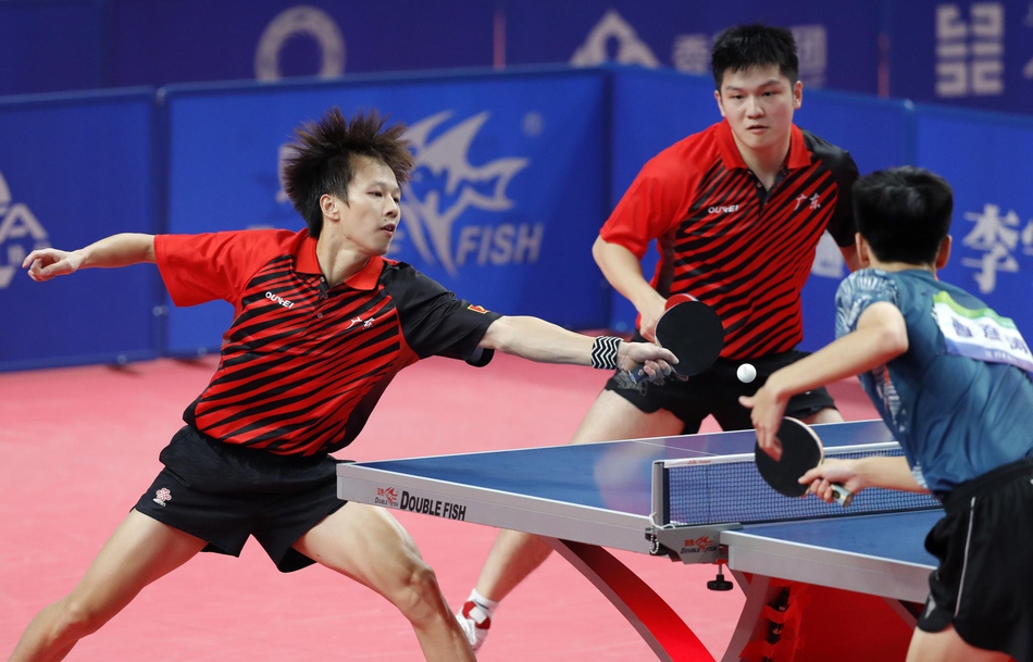 全运资格赛樊振东/林高远晋级