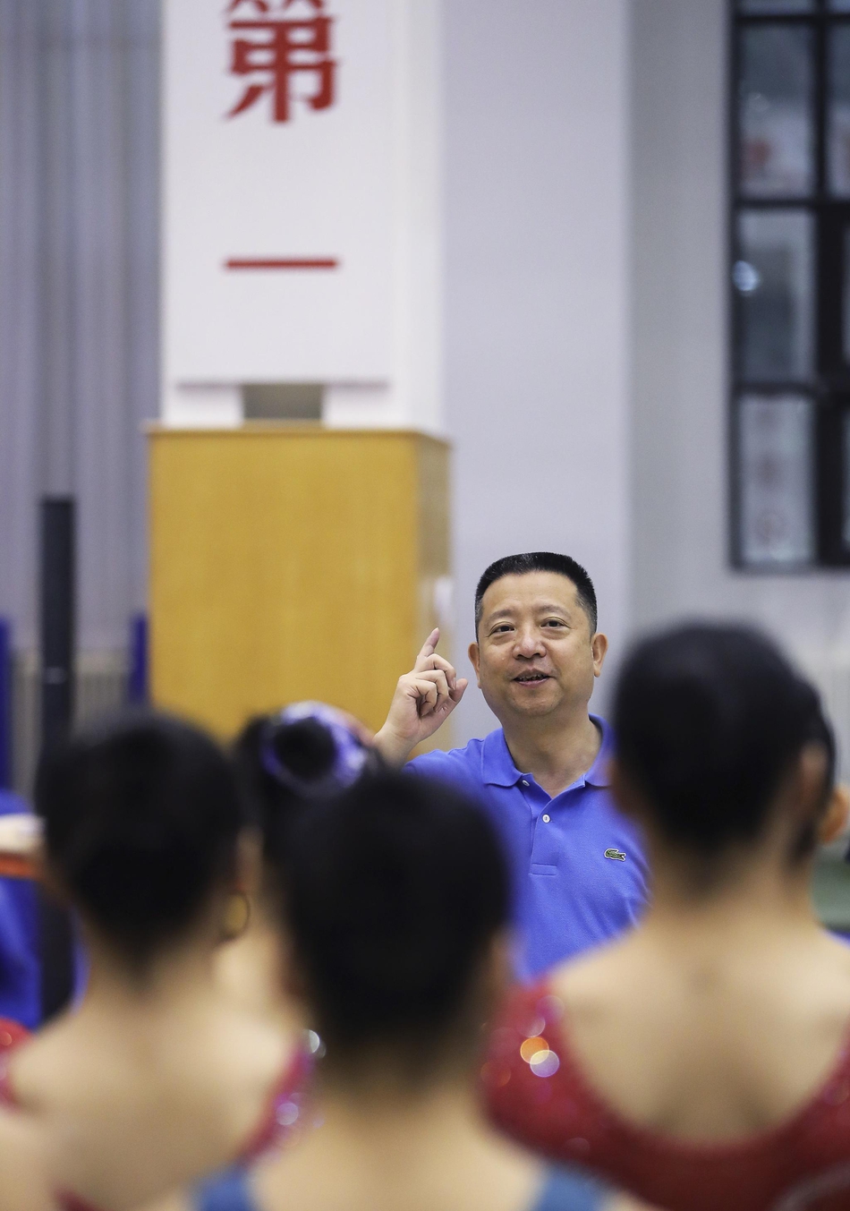 缪仲一在测验后讲话