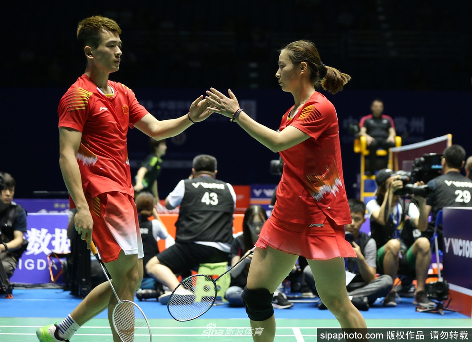 中羽赛郑思维/黄雅琼晋级四强