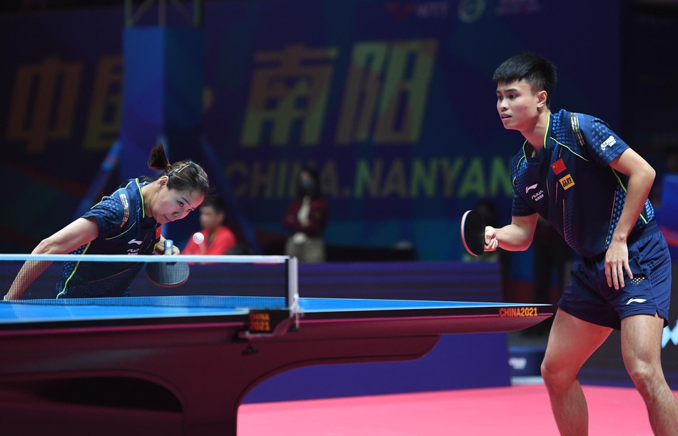 直通赛王楚钦/孙颖莎2-0周启豪/顾玉婷