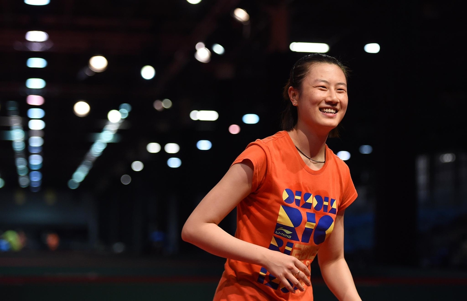 国乒布达佩斯首训刘国梁上场