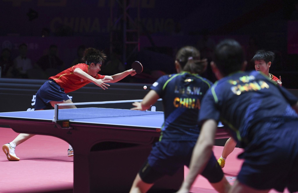 直通赛王楚钦/孙颖莎混双夺冠