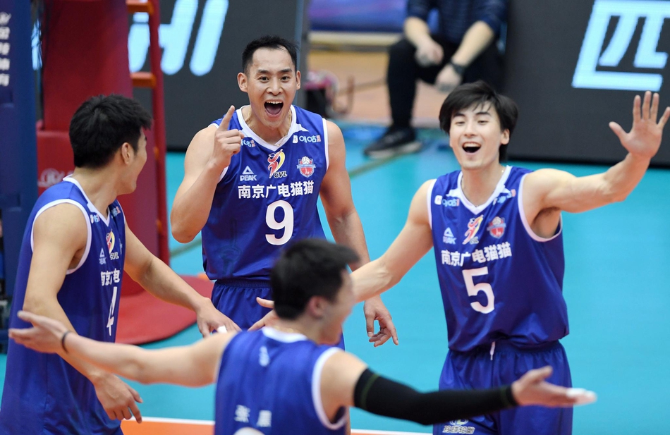 男排联赛江苏3-2浙江获得季军